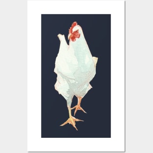 Watercolor Proud Hen #2 Posters and Art